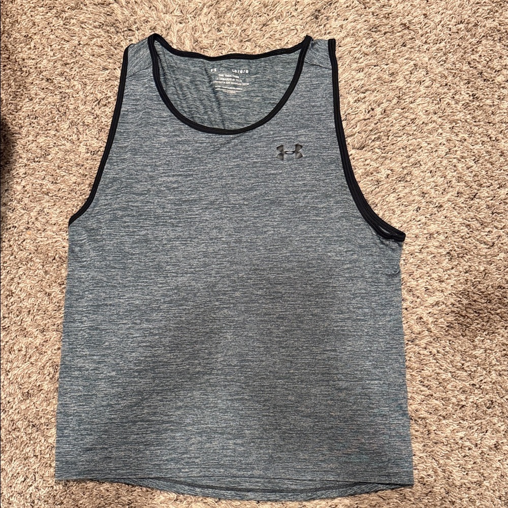 Under Armour Heathered Gray Sleeveless Top